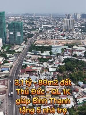 Chỉ 3,1 tỷ có 80 m2 đất Thủ Đức - gần làng đại học 12x7 - tặng 5 phòng trọ có gác wc riêng - thu nhập 100 triệu/năm #bdsthuduc #nhadatthuduc #bannha3ty #bandatthuduc #3ty 