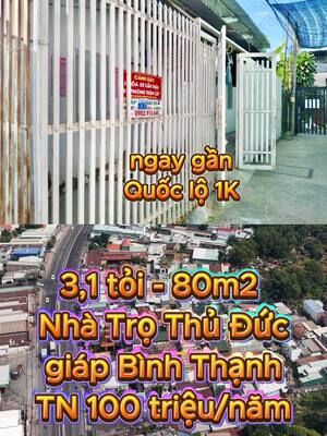 Bán đất có sẵn dãy trọ thu nhập gần 10tr/tháng #thuduc #bdsthuduc #bdsquan9 #bdshcm 